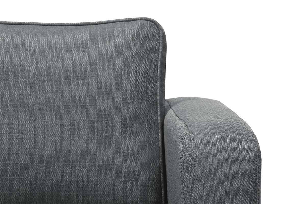 Design-Sofa 3 Pltze Hellgrau HARRY