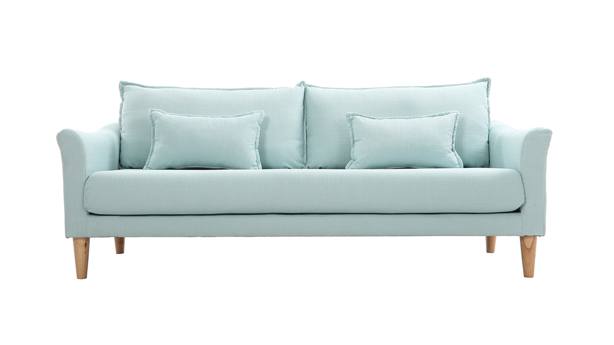 Design-Sofa 3 Pltze Meeresgrn KATE