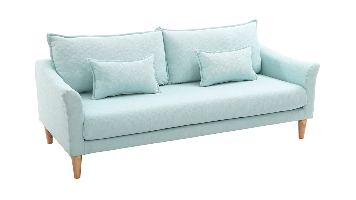 Design-Sofa 3 Pltze Meeresgrn KATE