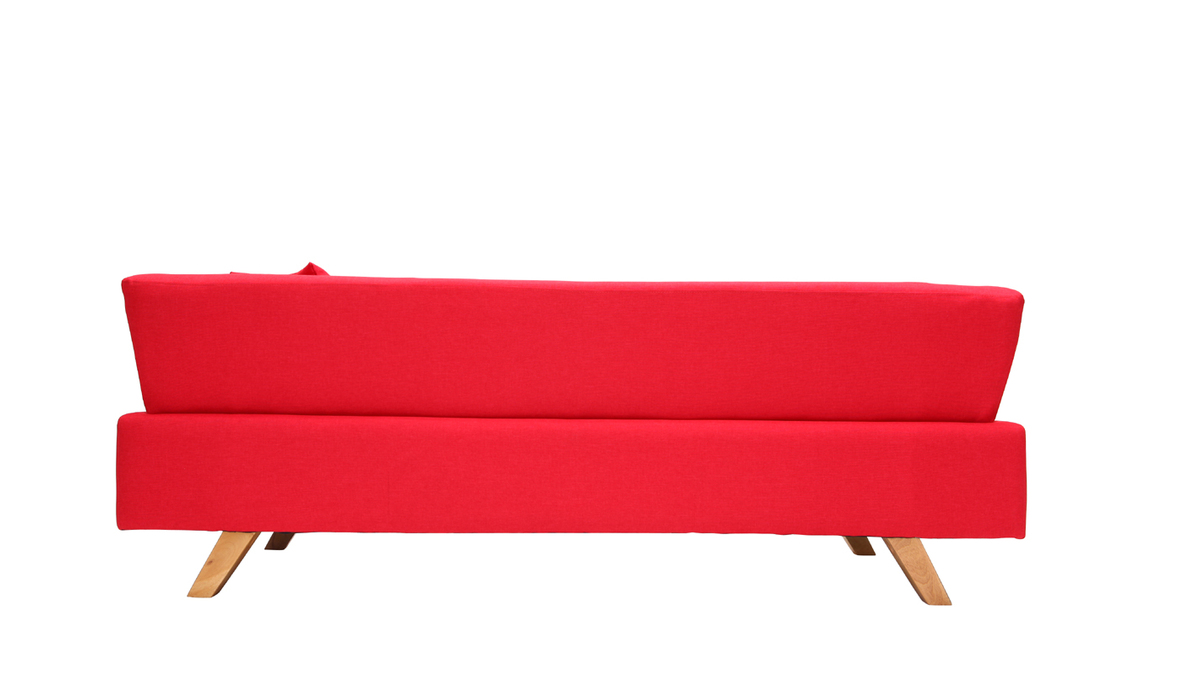 Design-Sofa 3 Pltze Rot ARTIC