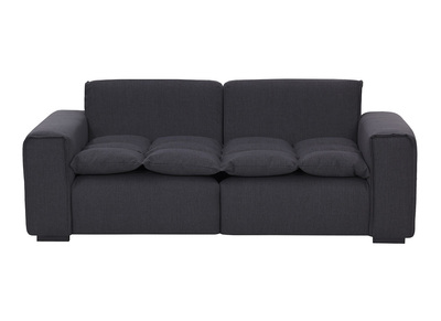 Design-Sofa 3-Sitzer Stoff Dunkelgrau MELLOW