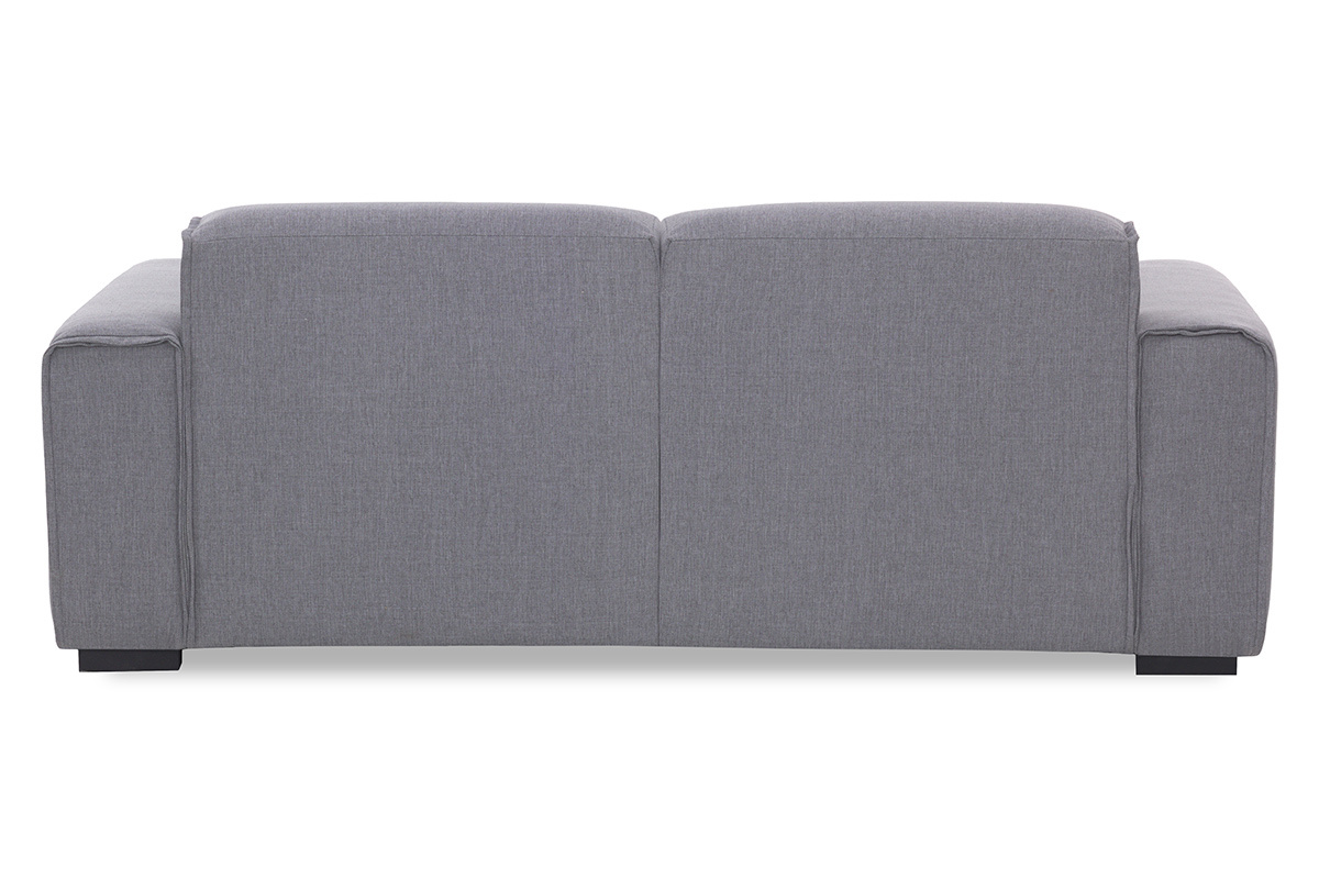 Design-Sofa 3-Sitzer Stoff Hellgrau MELLOW