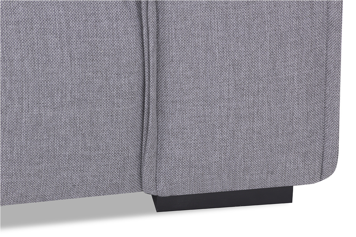 Design-Sofa 3-Sitzer Stoff Hellgrau MELLOW