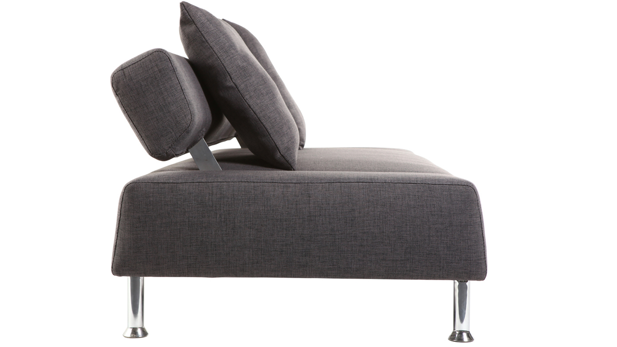 Design-Sofa 3 Sitzpltze MILANO Grau