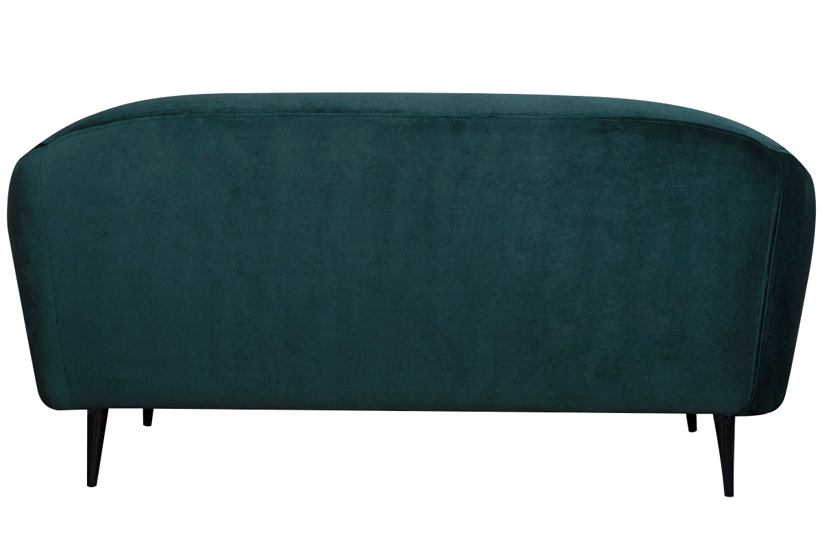 Design-Sofa 3 Sitzpltze waldgrnes Velours FOLIES