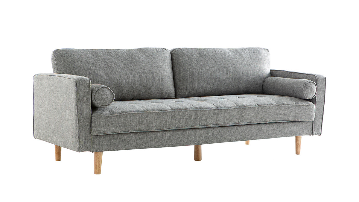 Design-Sofa - 3?4 Pltze - Velours Nachtblau - IMPERIAL