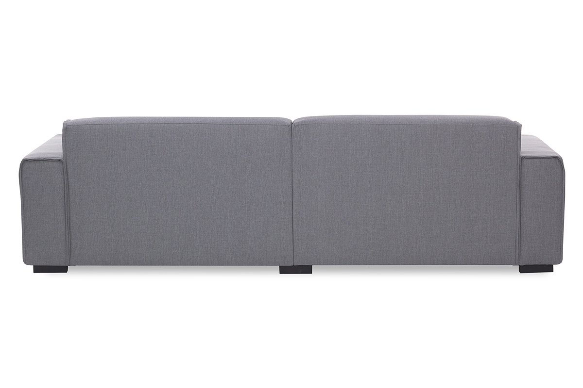 Design-Sofa 4-Sitzer Stoff Hellgrau MELLOW