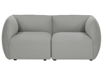 Design-Sofa Modular Grau 2-Sitzer MODULO