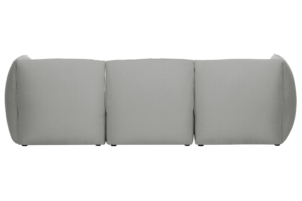Design-Sofa Modular Grau 3-Sitzer MODULO