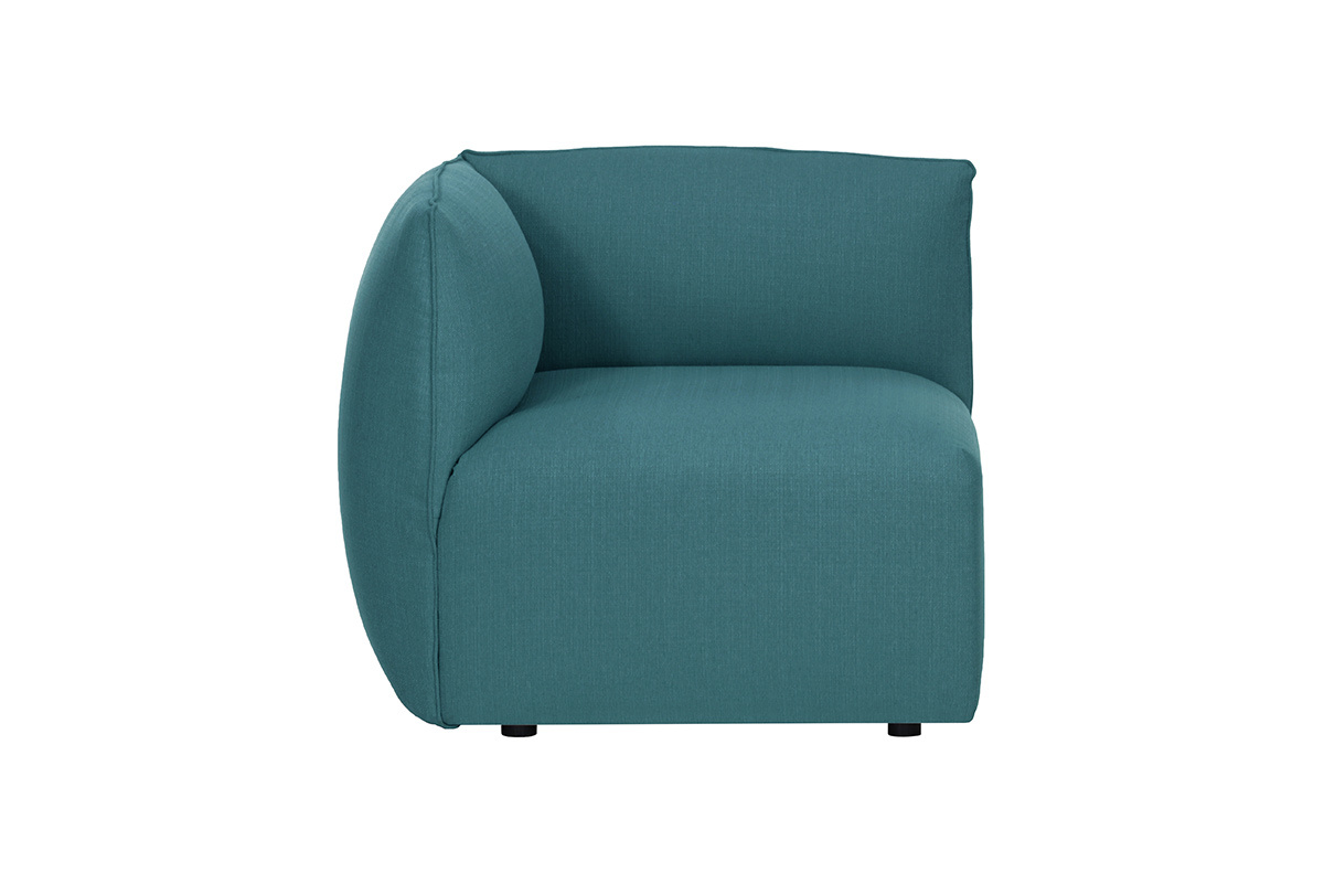 Design-Sofa Modular Stoff Blaugr�n 2-Sitzer MODULO