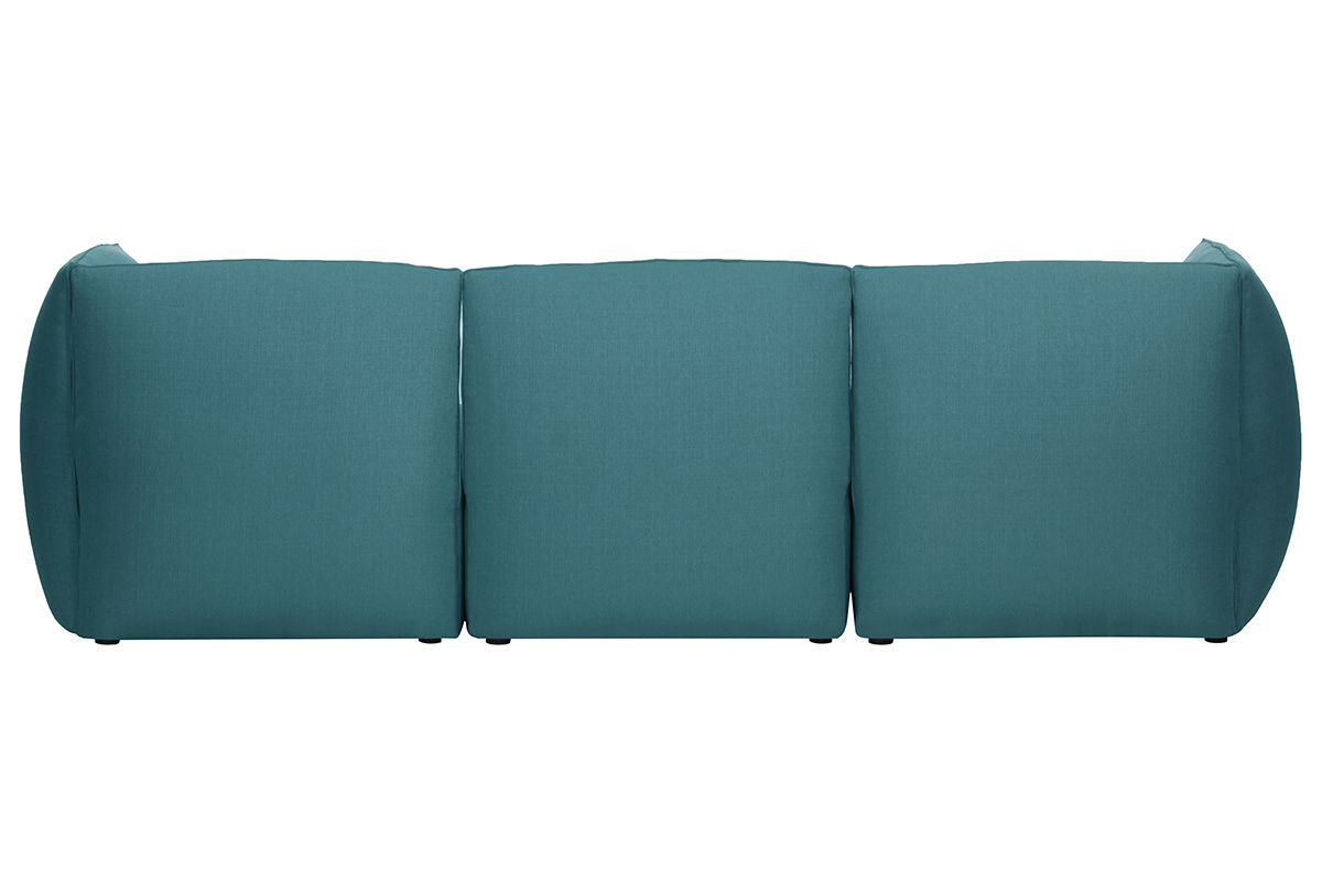 Design-Sofa Modular Stoff Blaugr�n 3-Sitzer MODULO