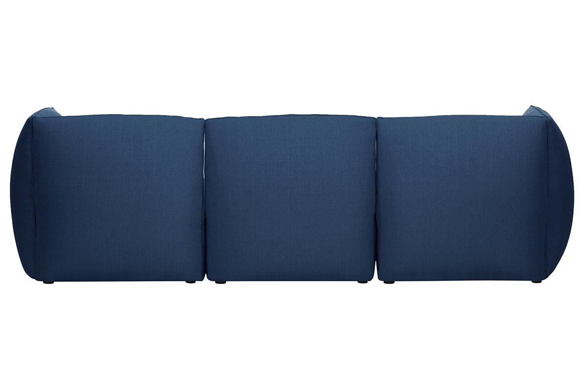 Design-Sofa Modular Stoff Dunkelblau 3-Sitzer MODULO