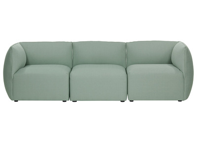 Design-Sofa Modular Stoff Gletscherblau 3-Sitzer MODULO