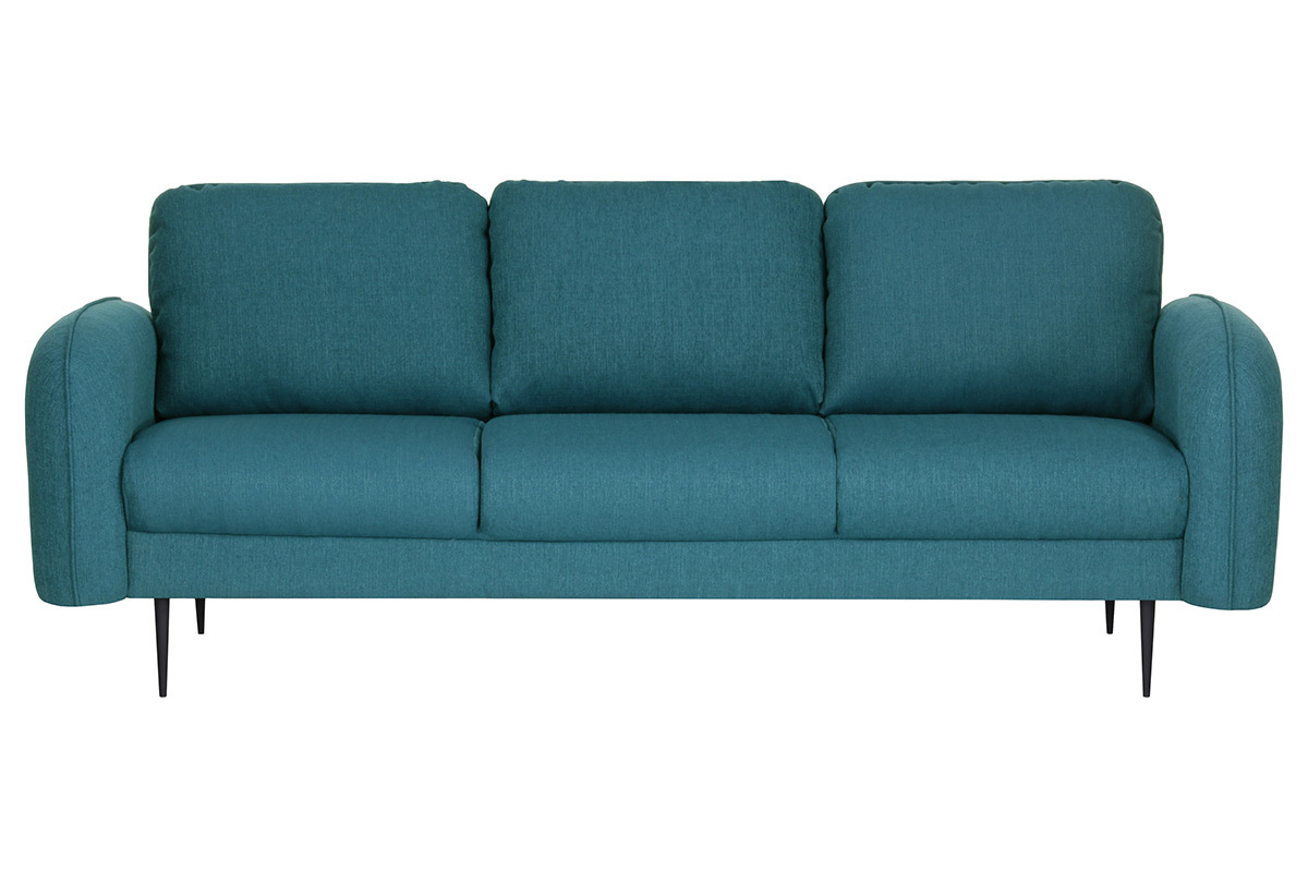 Design-Sofa Stoff Blaugr�n 3-Sitzer SIDI