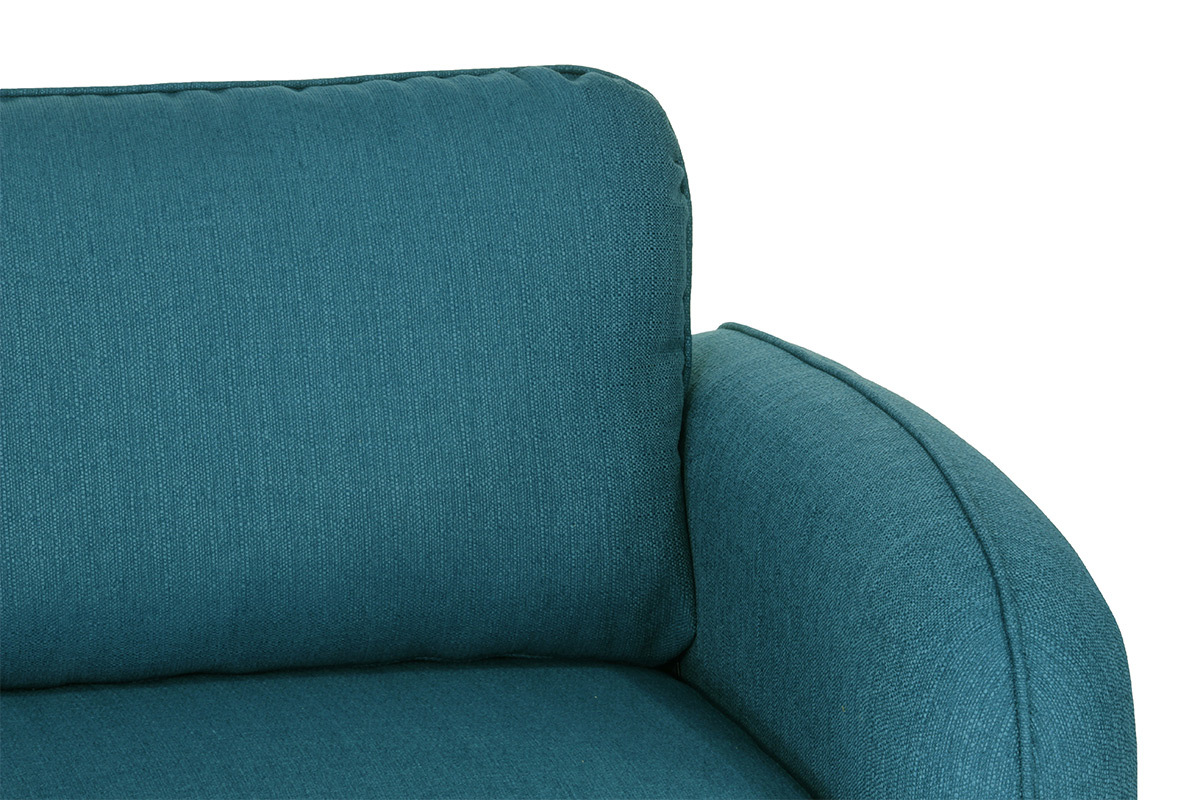 Design-Sofa Stoff Blaugr�n 3-Sitzer SIDI