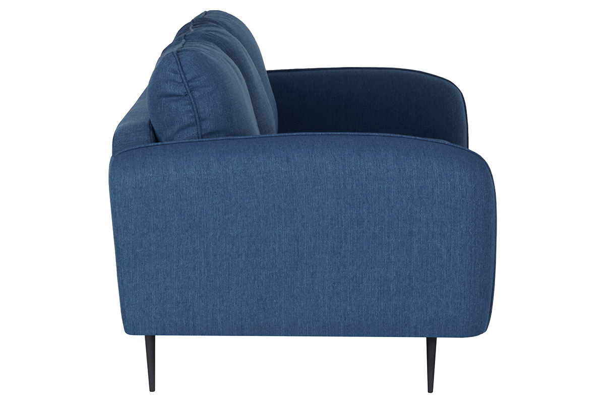 Design-Sofa Stoff Dunkelblau 3-Sitzer SIDI