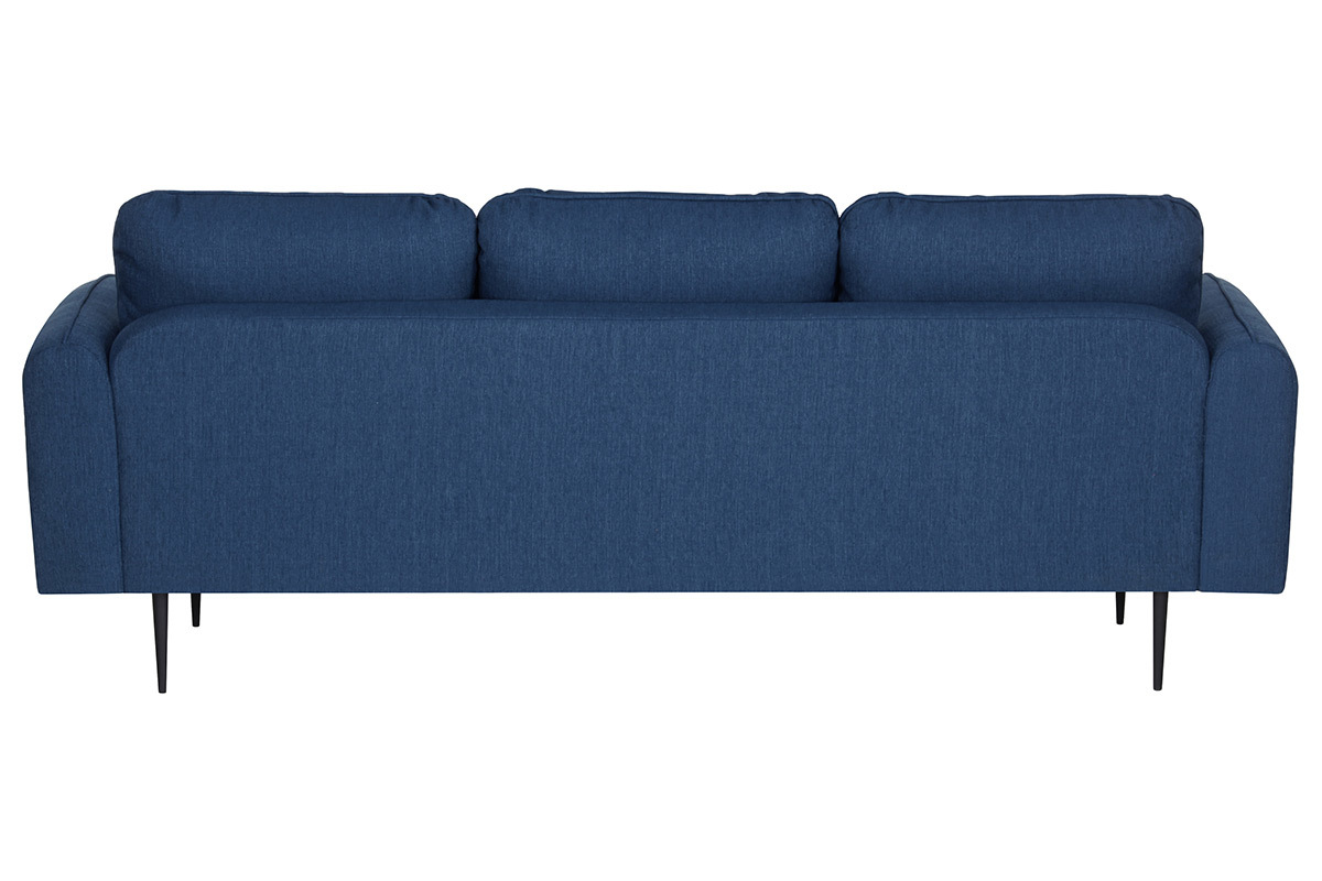 Design-Sofa Stoff Dunkelblau 3-Sitzer SIDI