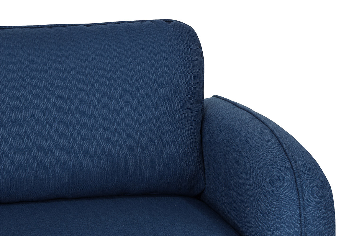 Design-Sofa Stoff Dunkelblau 3-Sitzer SIDI