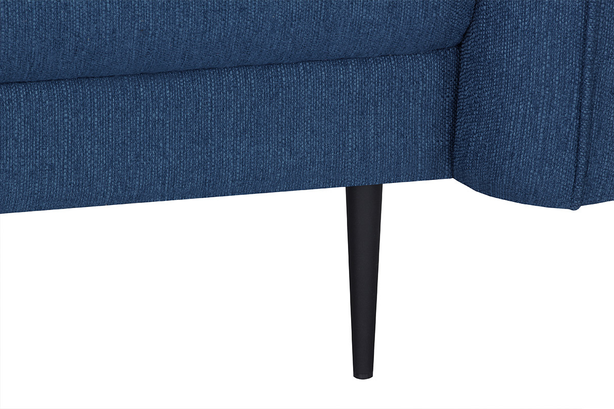 Design-Sofa Stoff Dunkelblau 3-Sitzer SIDI