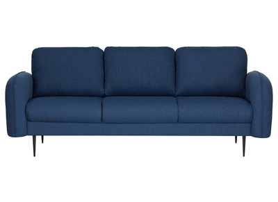 Design-Sofa Stoff Dunkelblau 3-Sitzer SIDI