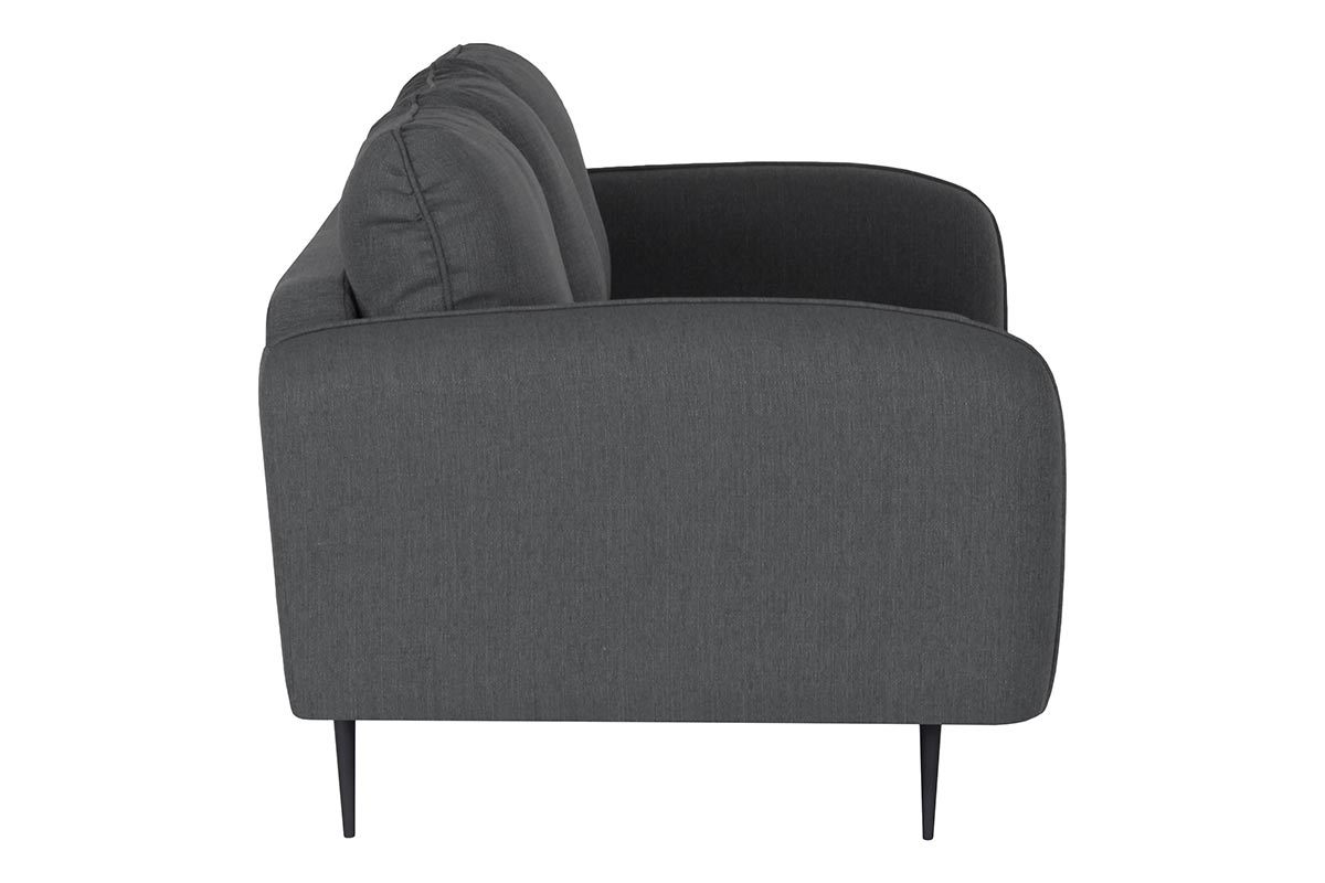 Design-Sofa Stoff Dunkelgrau 3-Sitzer SIDI