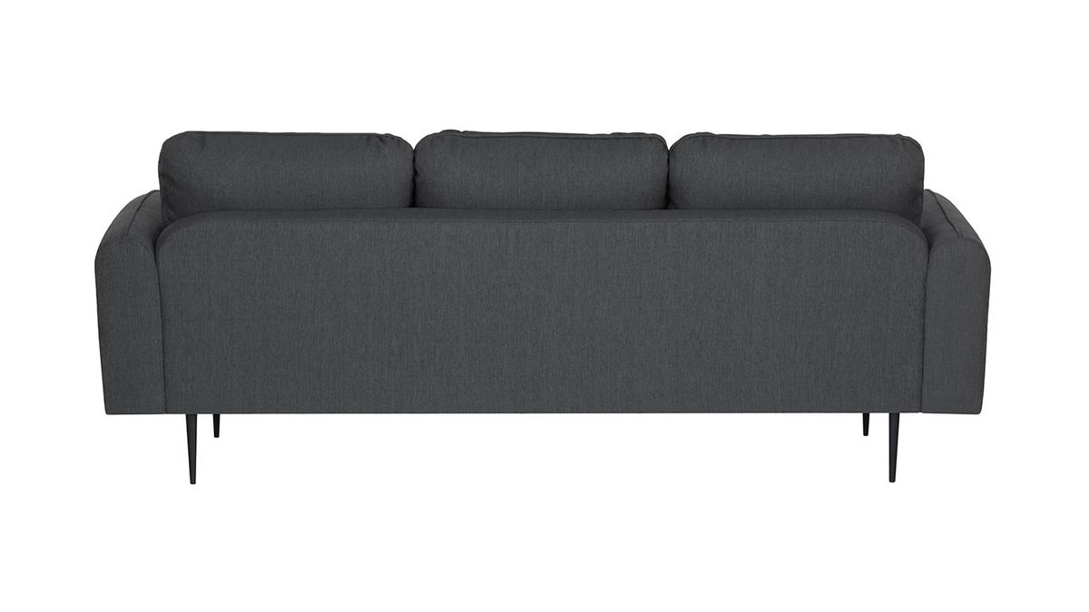Design-Sofa Stoff Dunkelgrau 3-Sitzer SIDI