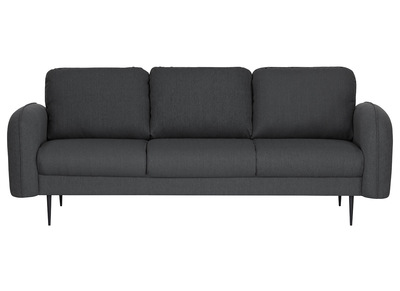 Design-Sofa Stoff Dunkelgrau 3-Sitzer SIDI