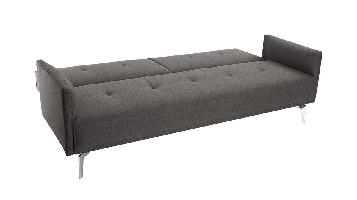 Design-Sofa verstellbar 3 Pltze Hellgrau ELIN