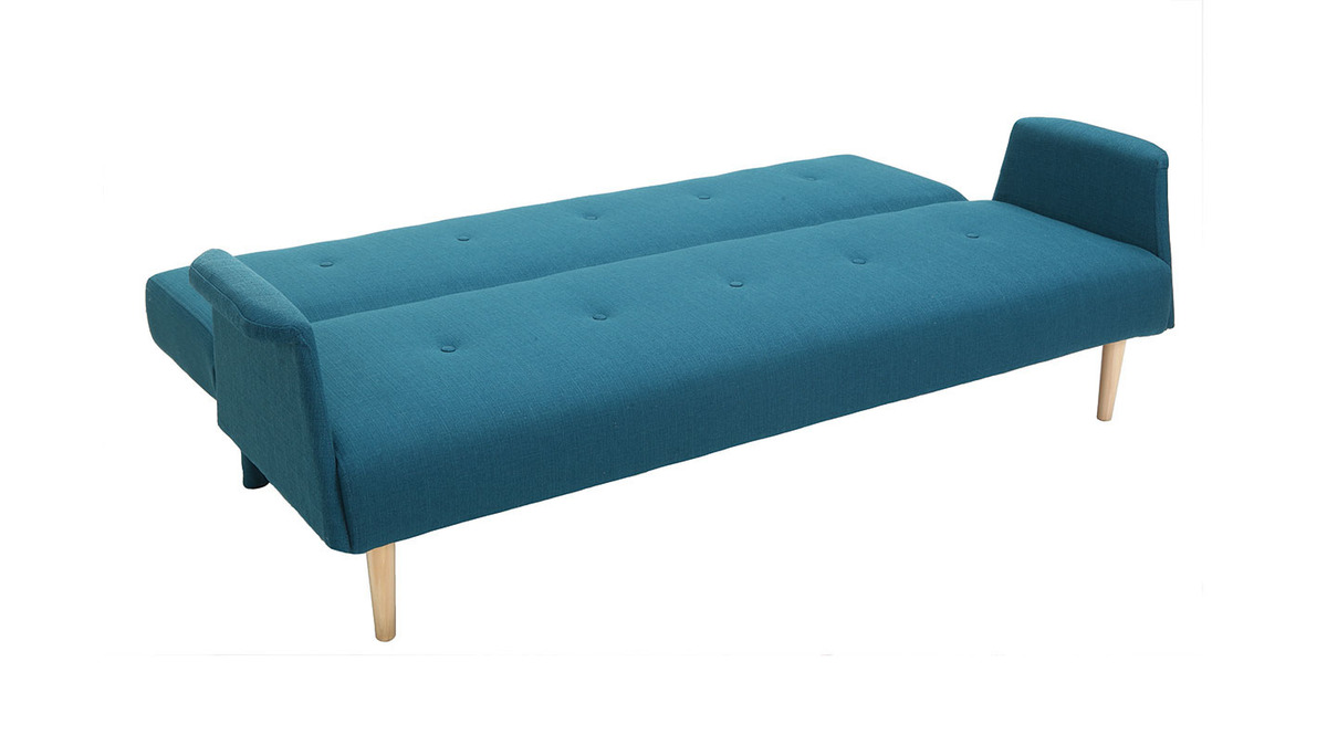 Design-Sofa verstellbar Blau OSCAR