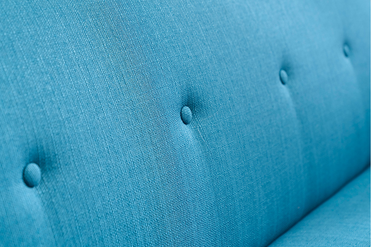 Design-Sofa verstellbar Blau OSCAR