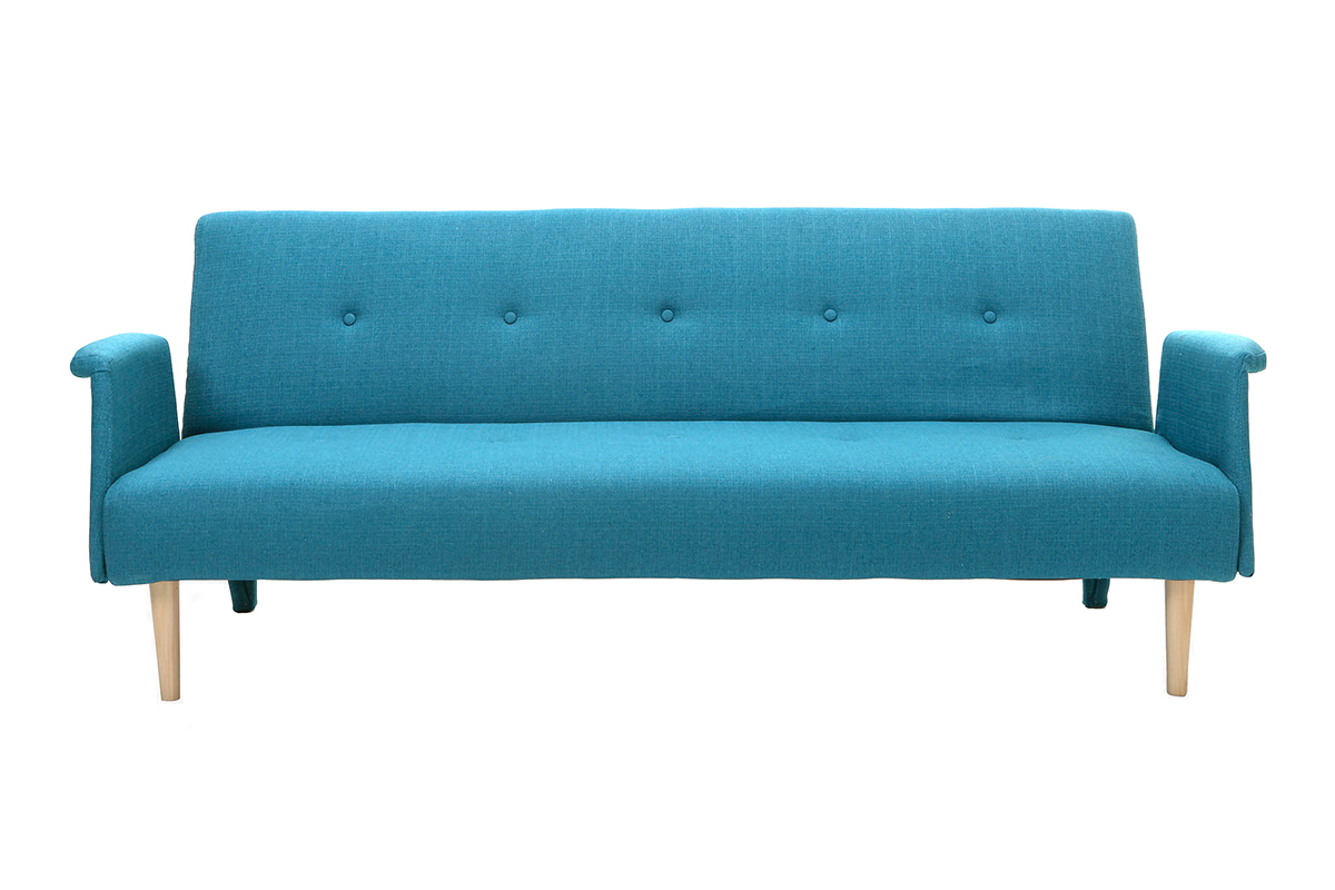 Design-Sofa verstellbar Blau OSCAR