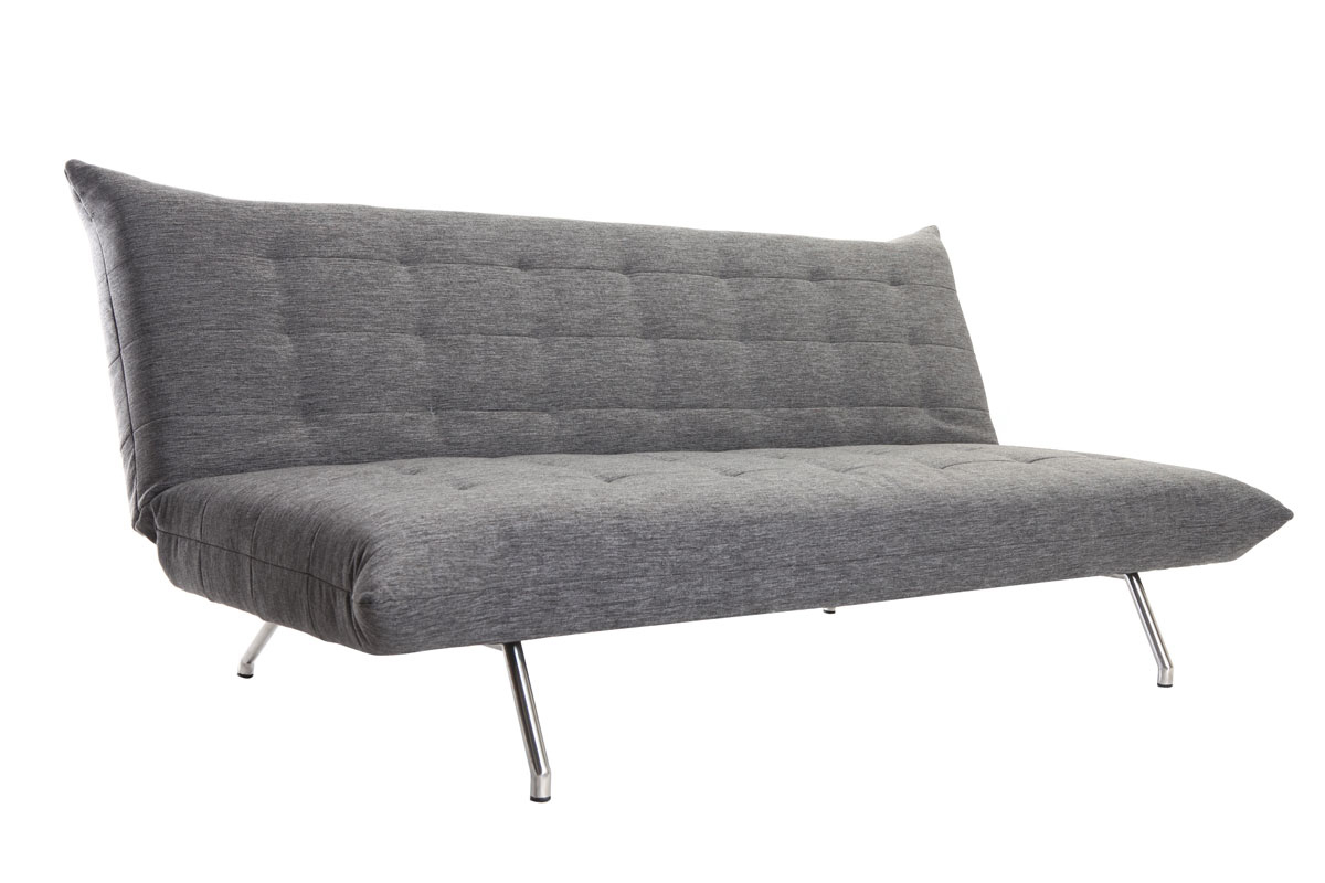 Design-Sofa verstellbar Dunkelgrau OVE