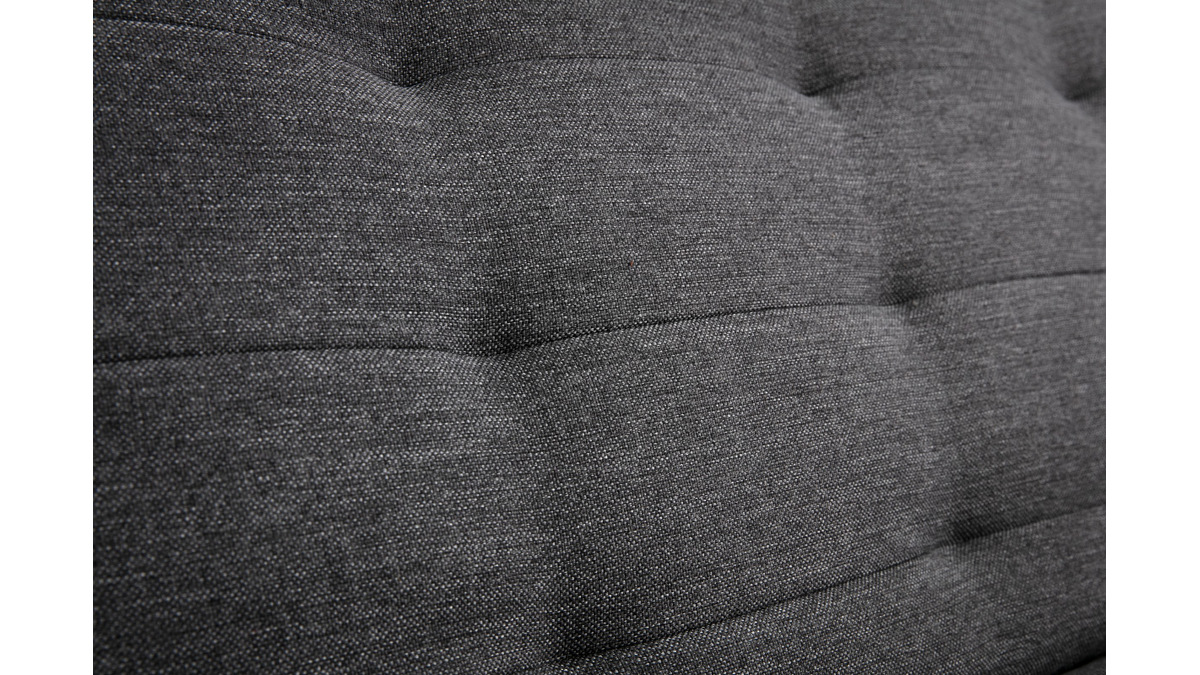 Design-Sofa verstellbar Dunkelgrau OVE