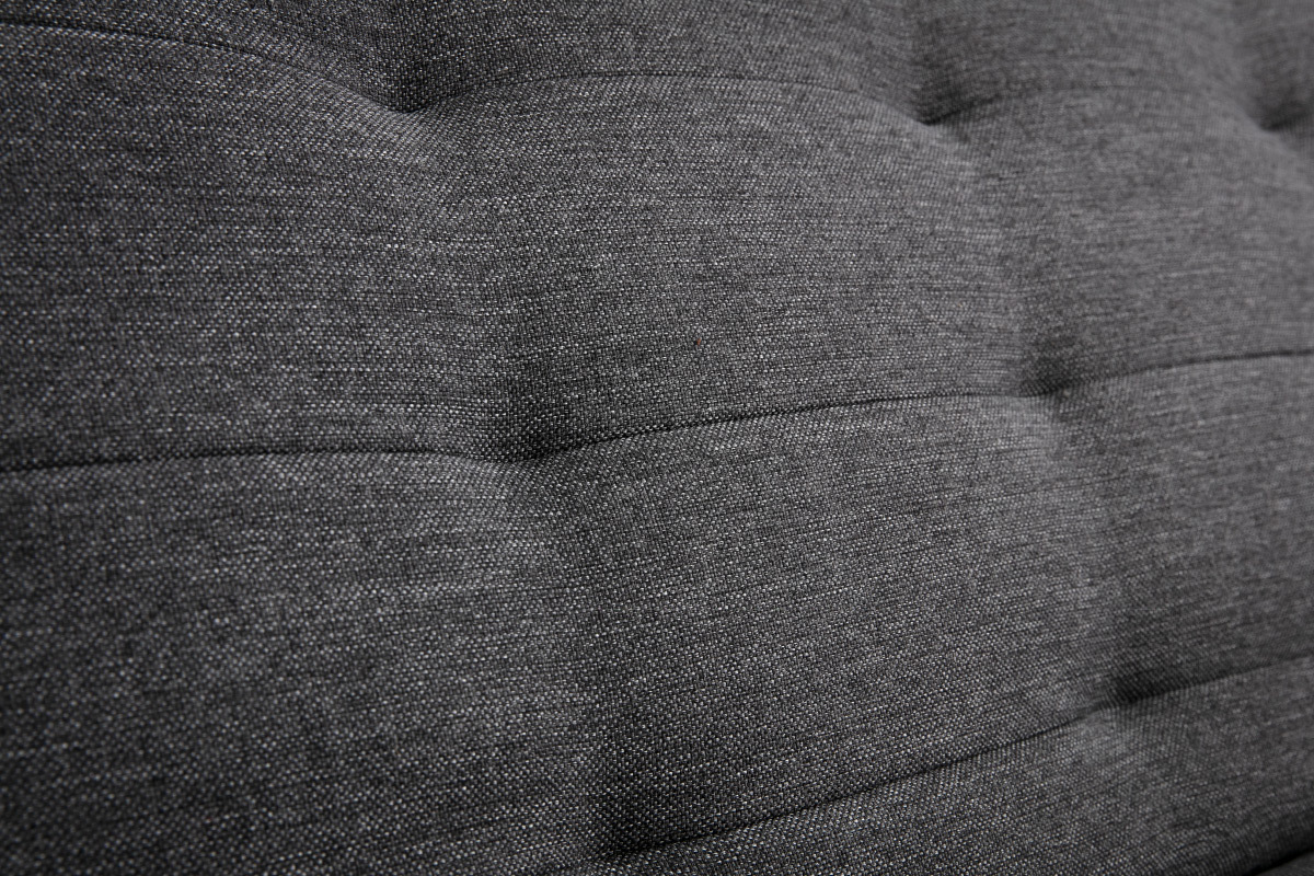 Design-Sofa verstellbar Dunkelgrau OVE
