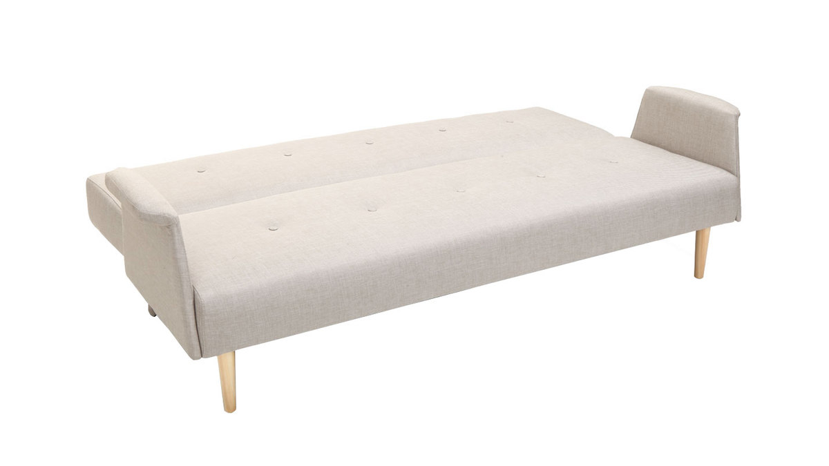 Design-Sofa verstellbar Naturfarben OSCAR
