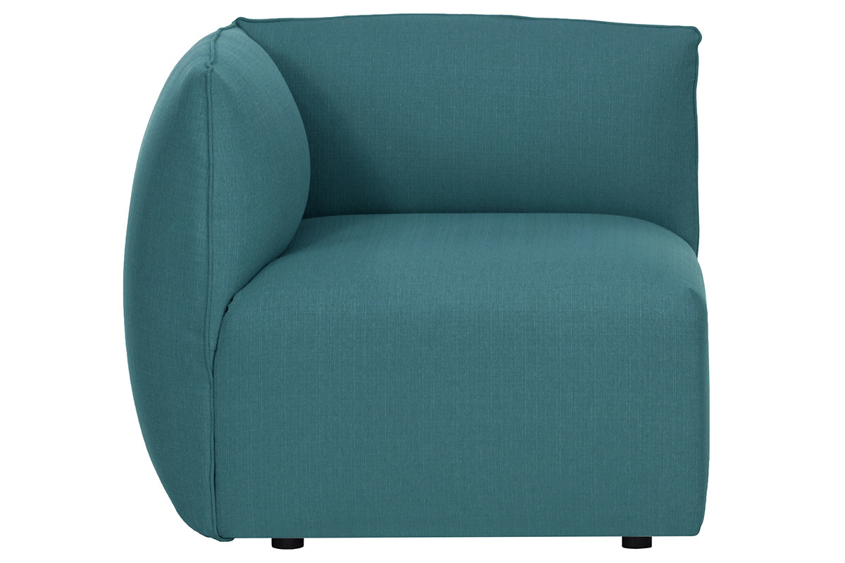 Design-Sofaecke Stoff Blaugrn MODULO
