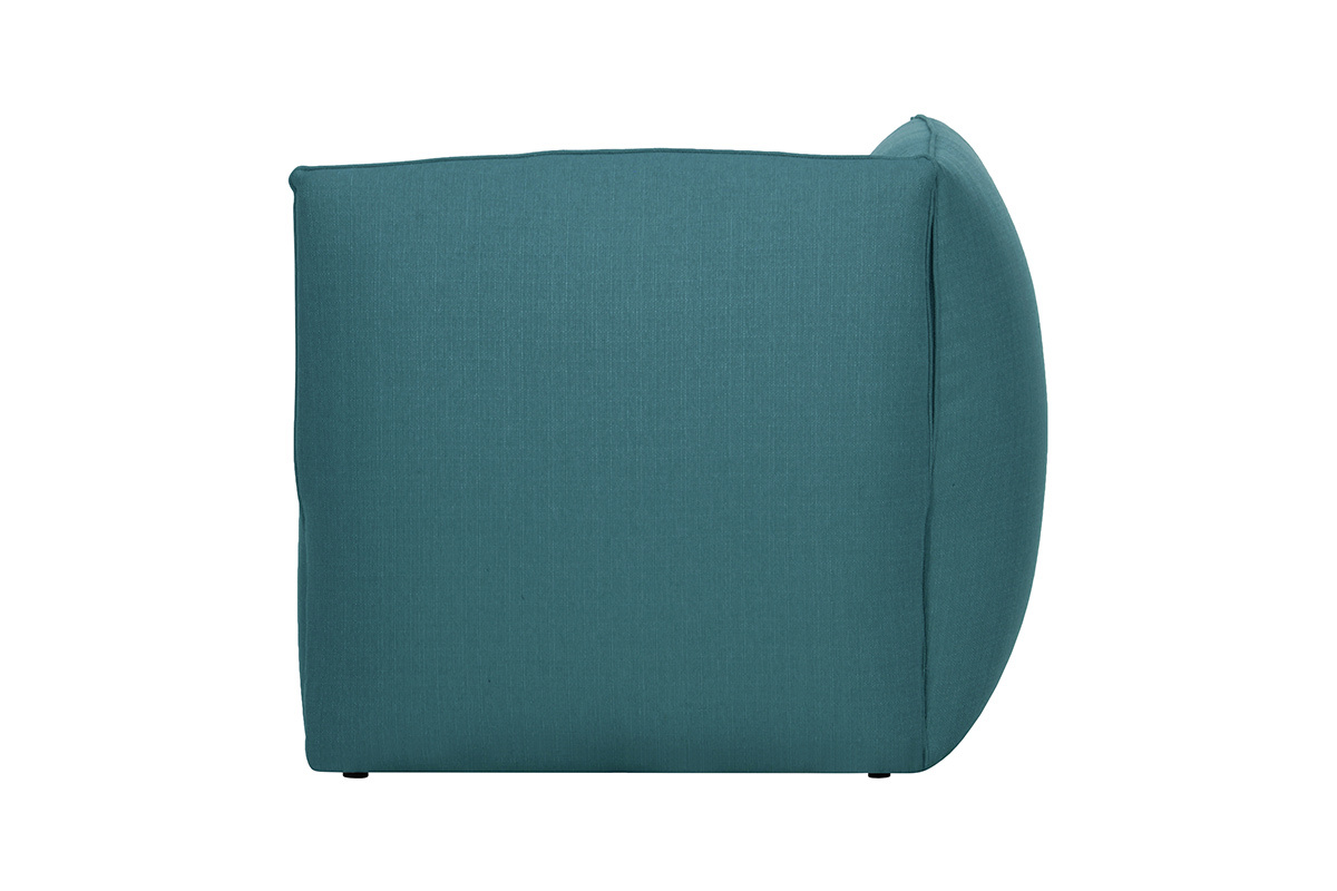 Design-Sofaecke Stoff Blaugrn MODULO