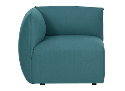 Design-Sofaecke Stoff Blaugr&uuml;n MODULO