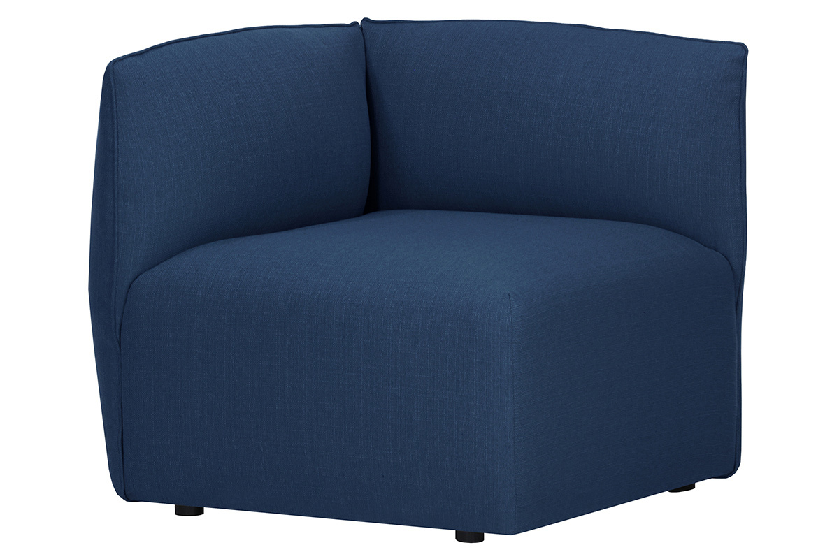 Design-Sofaecke Stoff Dunkelblau MODULO