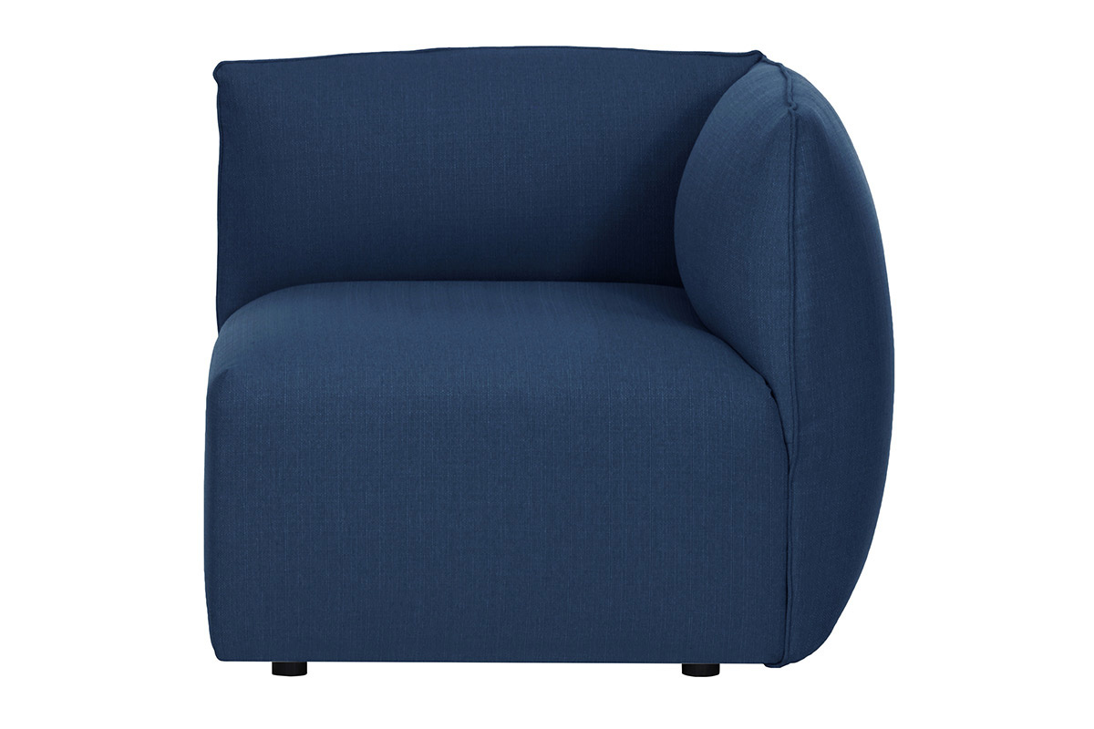 Design-Sofaecke Stoff Dunkelblau MODULO