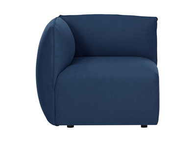Design-Sofaecke Stoff Dunkelblau MODULO