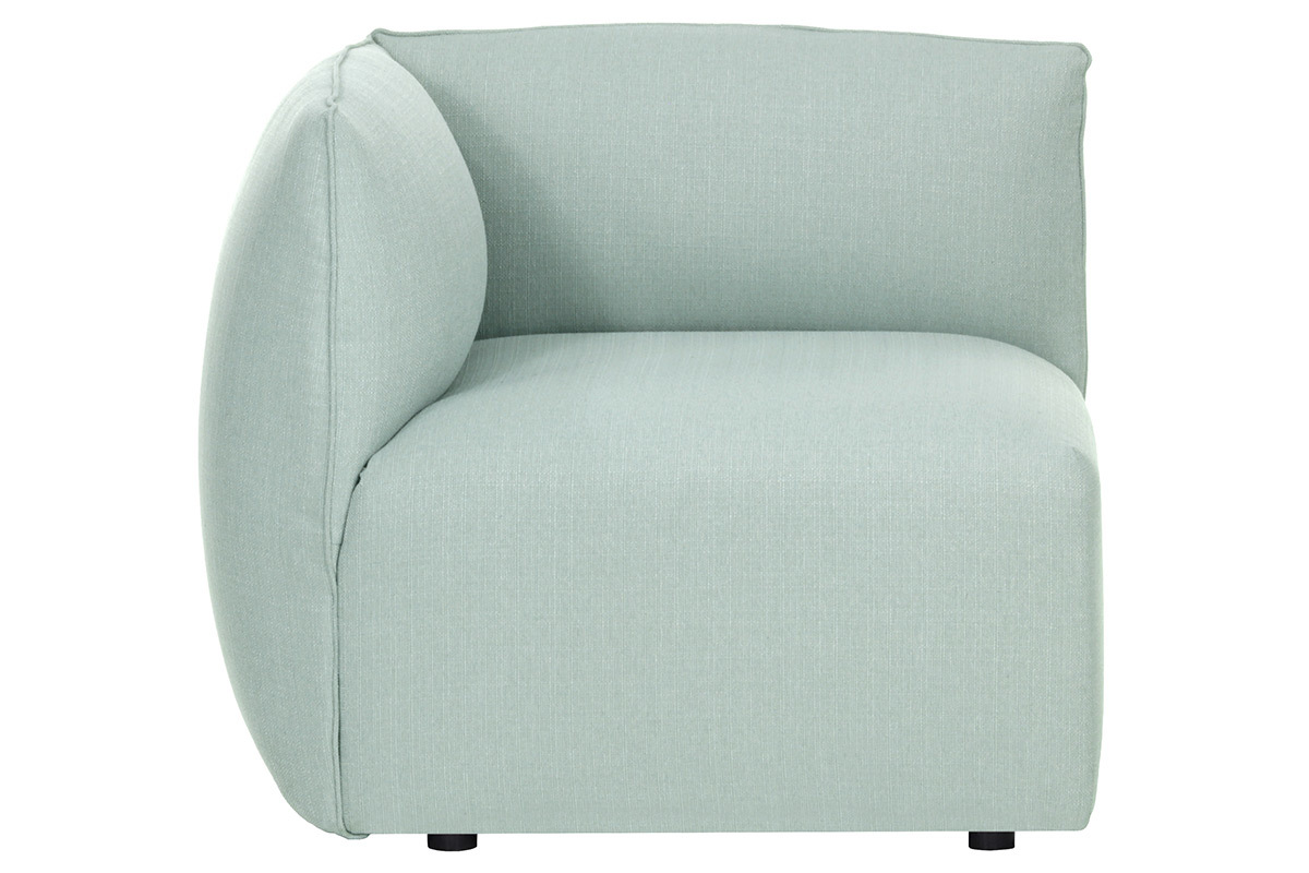 Design-Sofaecke Stoff Gletscherblau MODULO