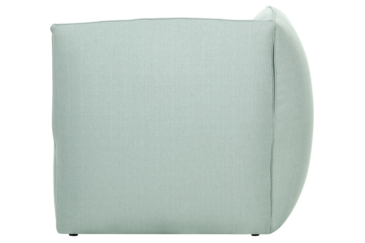 Design-Sofaecke Stoff Gletscherblau MODULO