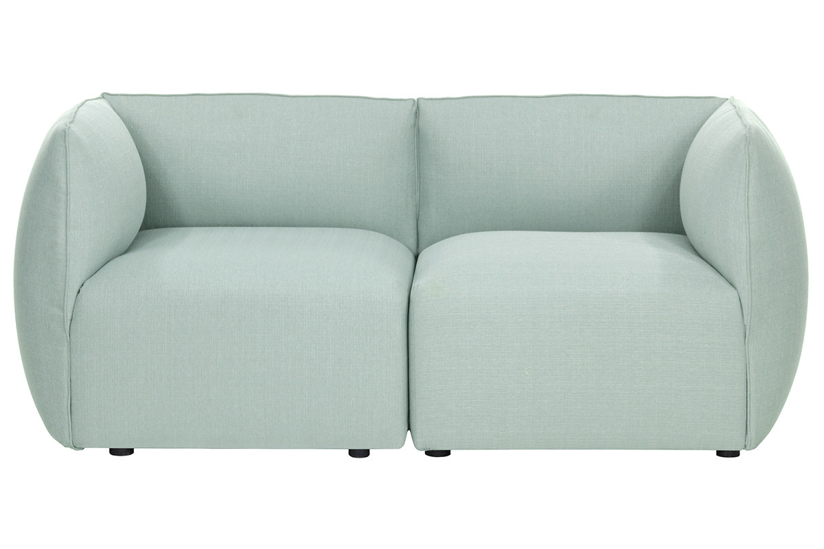 Design-Sofaecke Stoff Gletscherblau MODULO