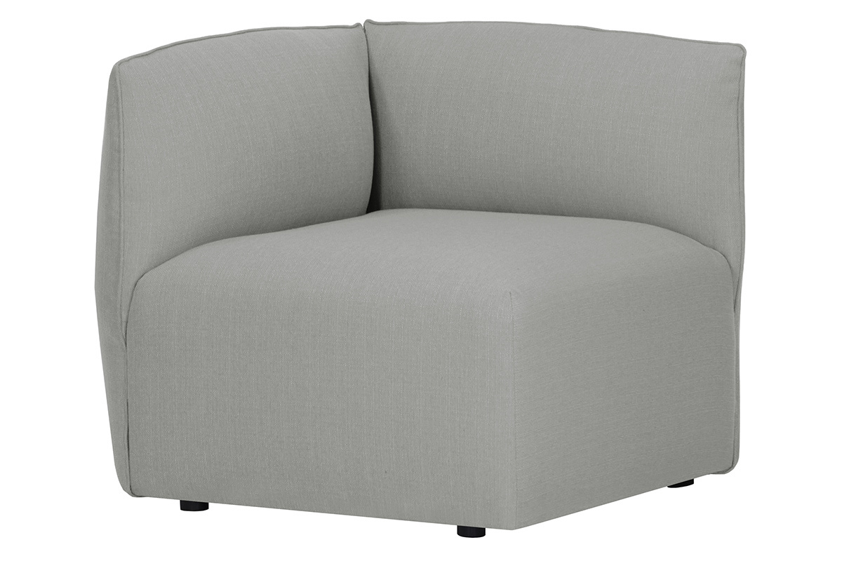 Design-Sofaecke Stoff Grau MODULO