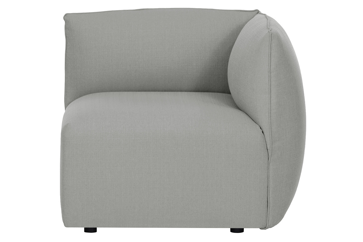 Design-Sofaecke Stoff Grau MODULO