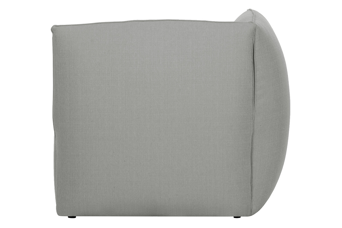 Design-Sofaecke Stoff Grau MODULO