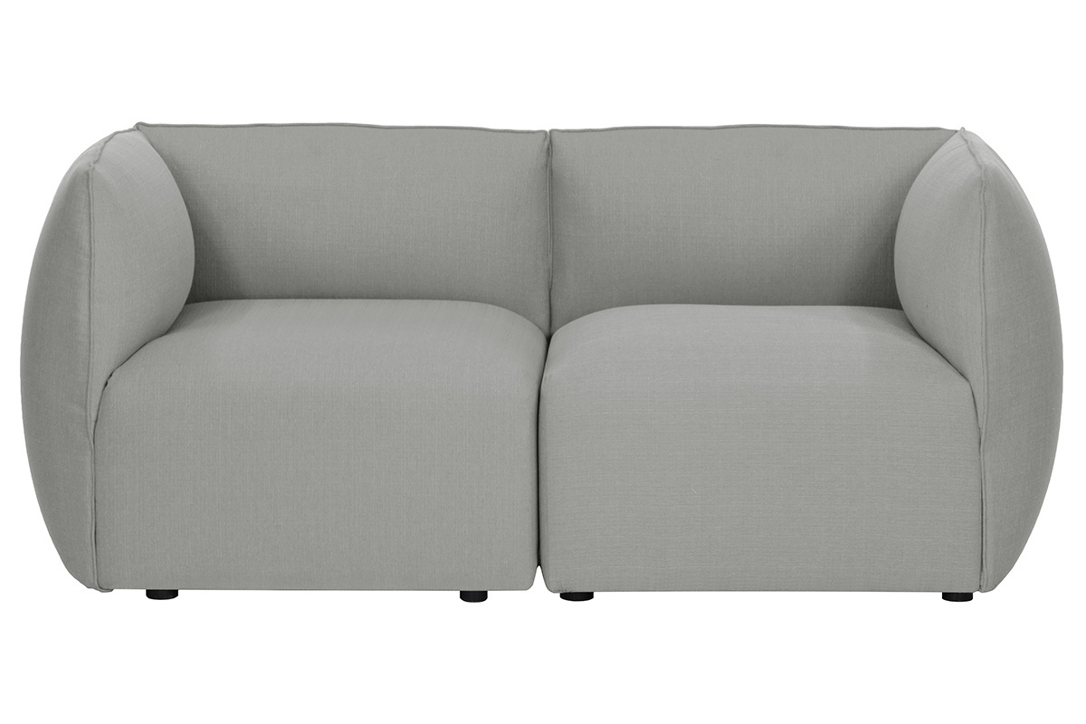 Design-Sofaecke Stoff Grau MODULO