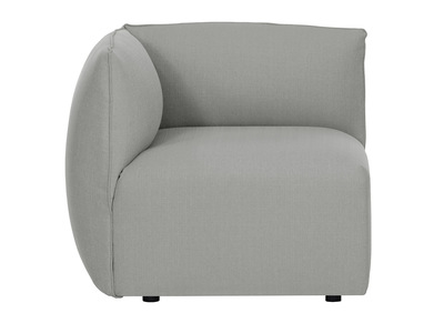 Design-Sofaecke Stoff Grau MODULO