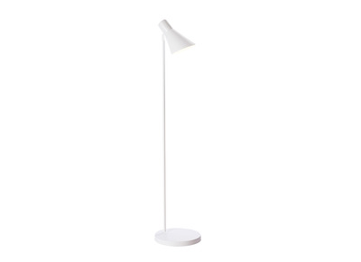 Design-Stehlampe AMPLO aus weißem Metall - Design-Stehlampe AMPLO aus weißem Metall